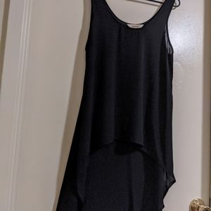 Black sleeveless Decree blouse